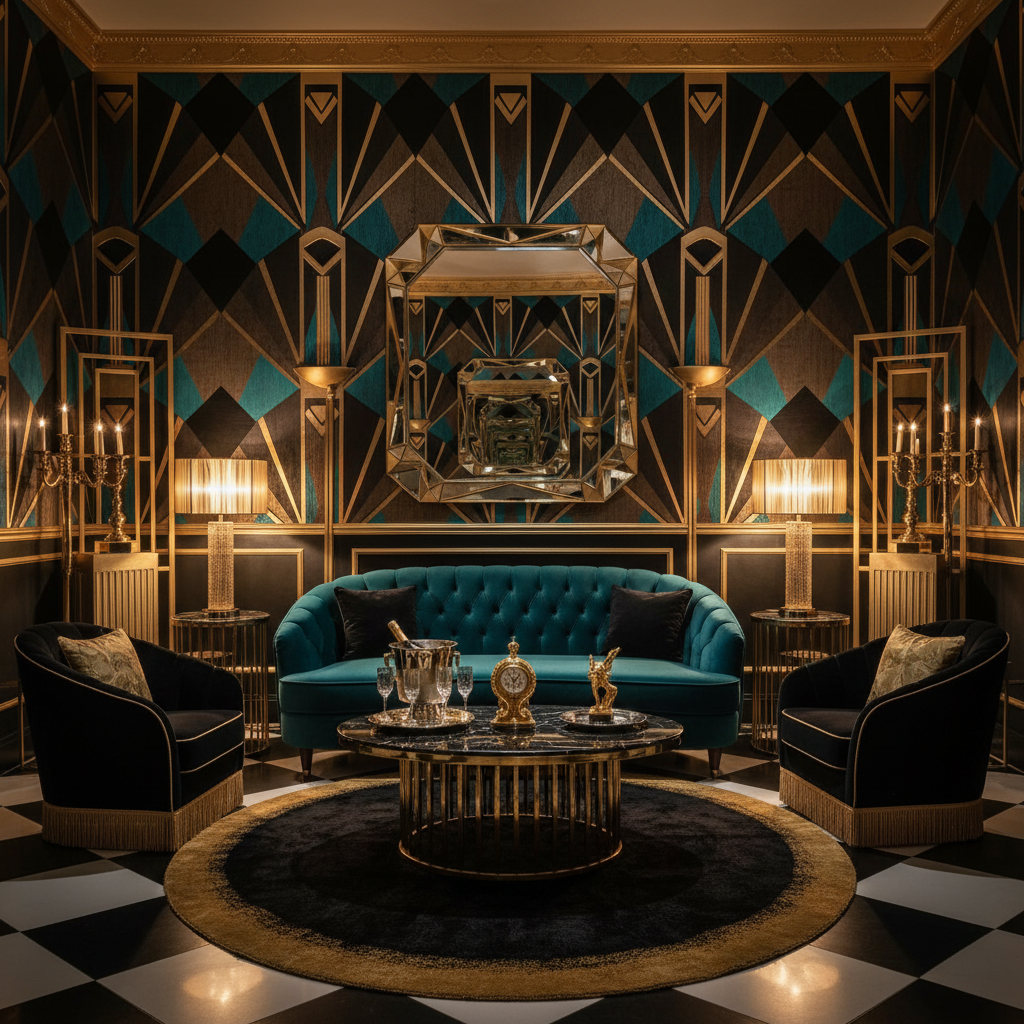 Art Deco Wallpaper Ideas: Bold, Geometric, and Glamorous (2026)