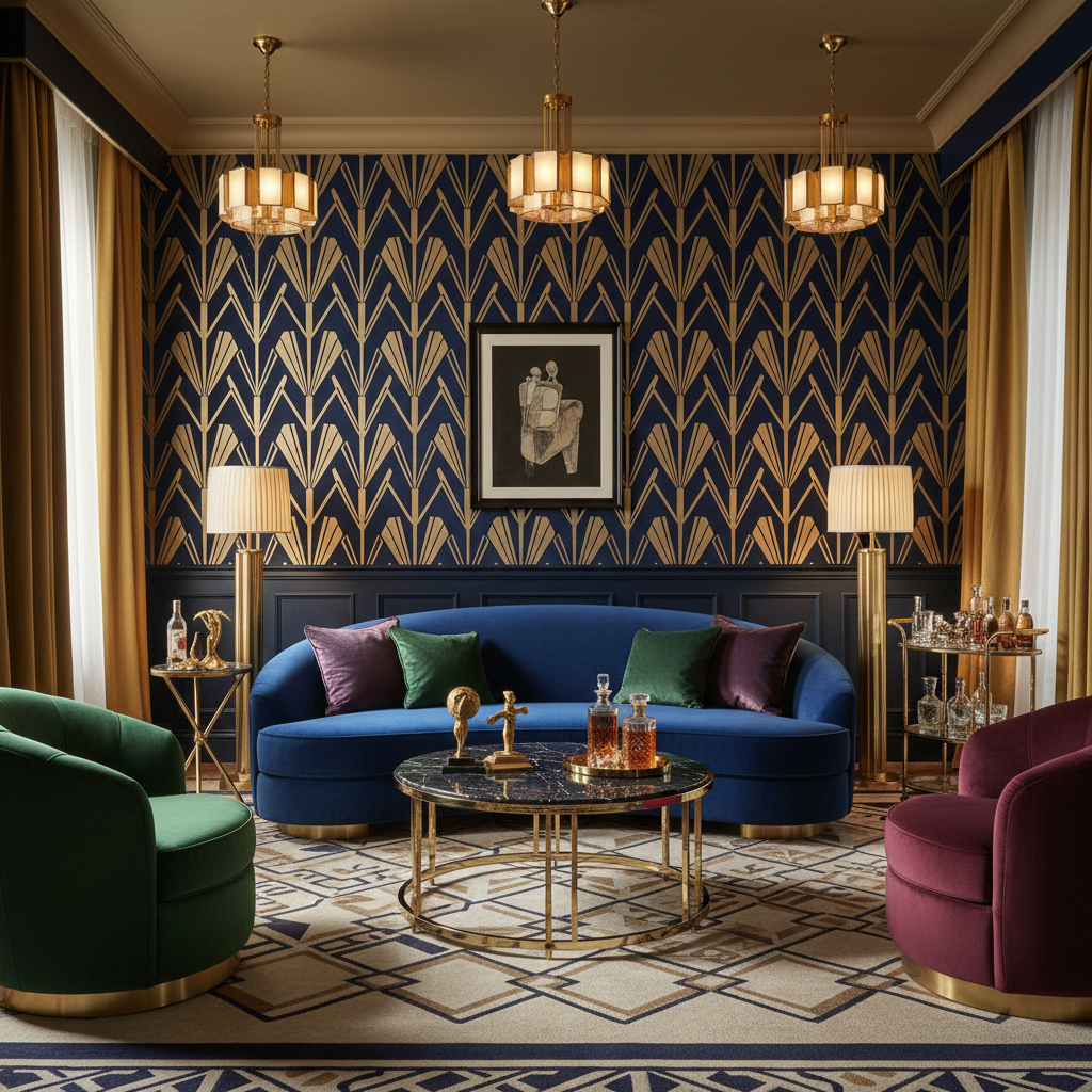 Art Deco Wallpaper Ideas: Glamour, Geometry, and Gold (2026)