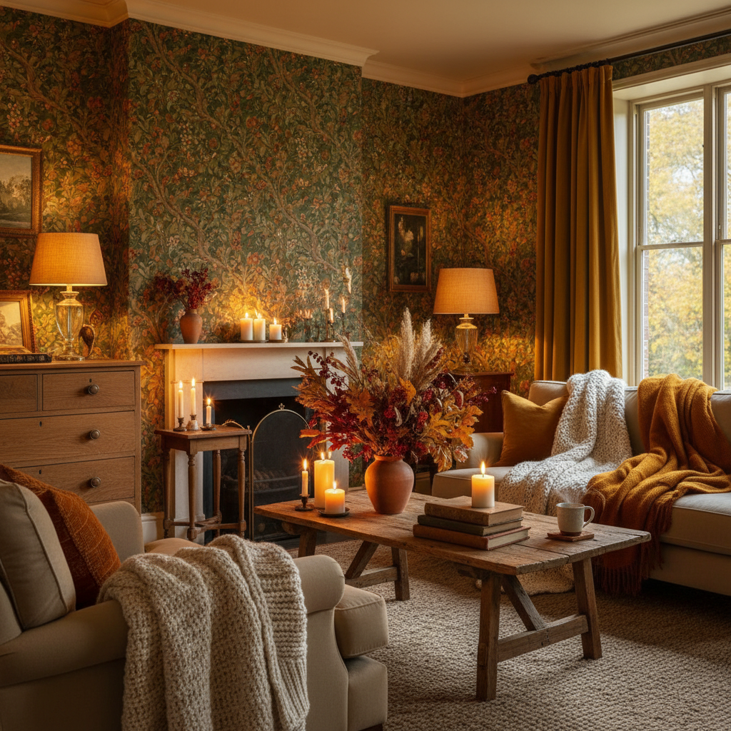 Autumn Wallpaper Ideas: Warm, Cosy, and Deeply Seasonal