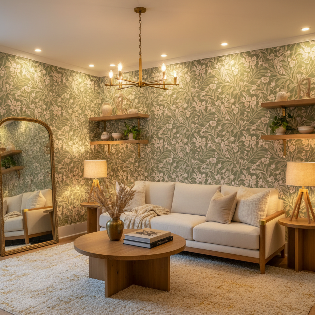 Dark Room Wallpaper Ideas: How to Brighten a North-Facing Room