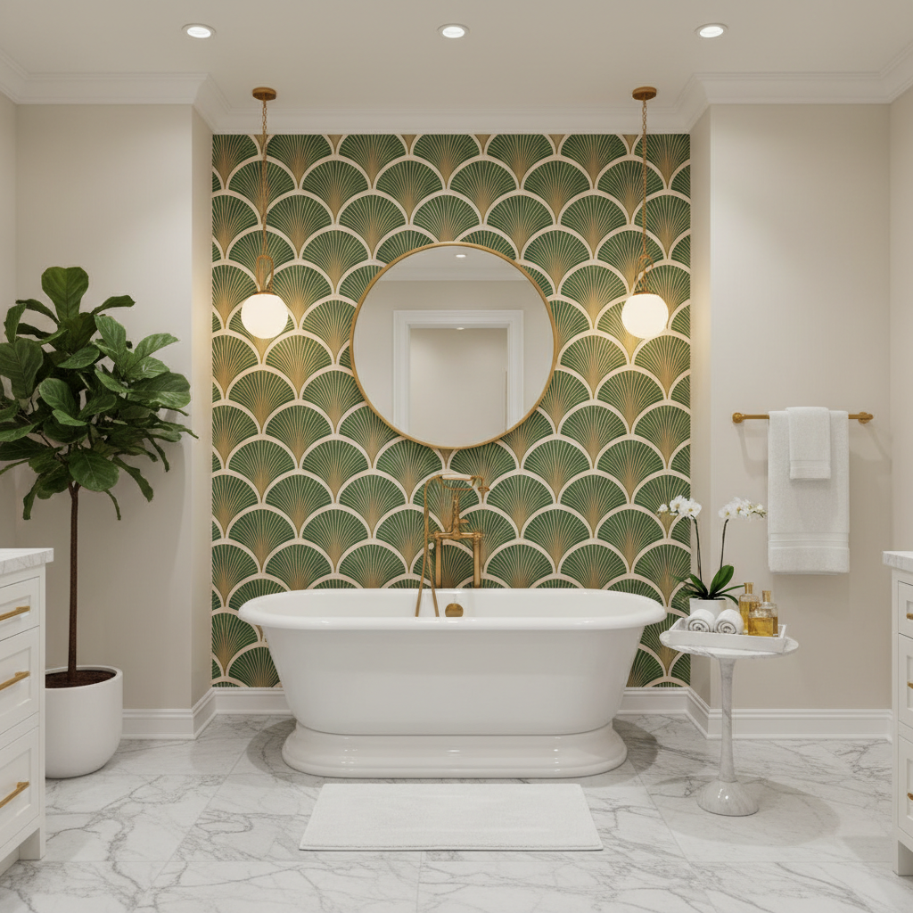 How to Choose Wallpaper for a Bathroom