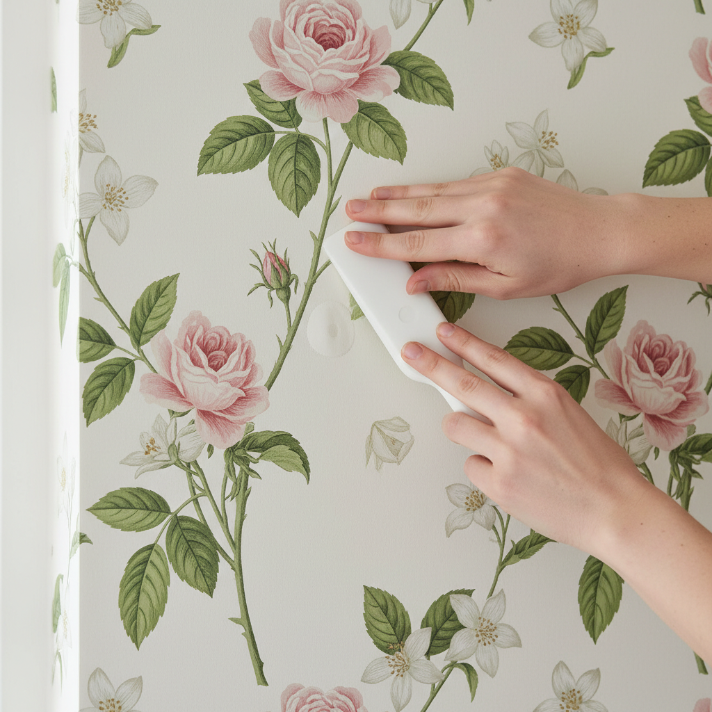 How to Fix Wallpaper Bubbles and Peeling Edges
