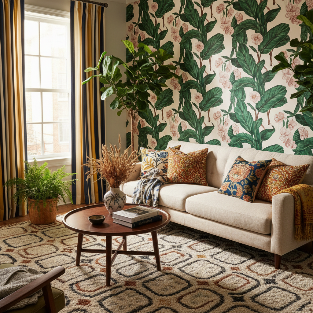 How to Mix Wallpaper With Other Patterns in Your Room (2026)
