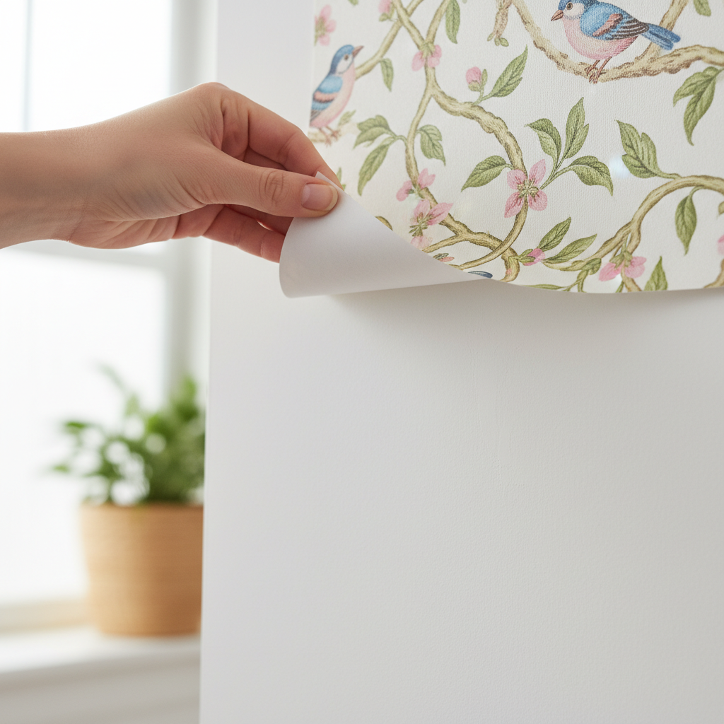 How to Remove Peel-and-Stick Wallpaper Without Damaging Walls