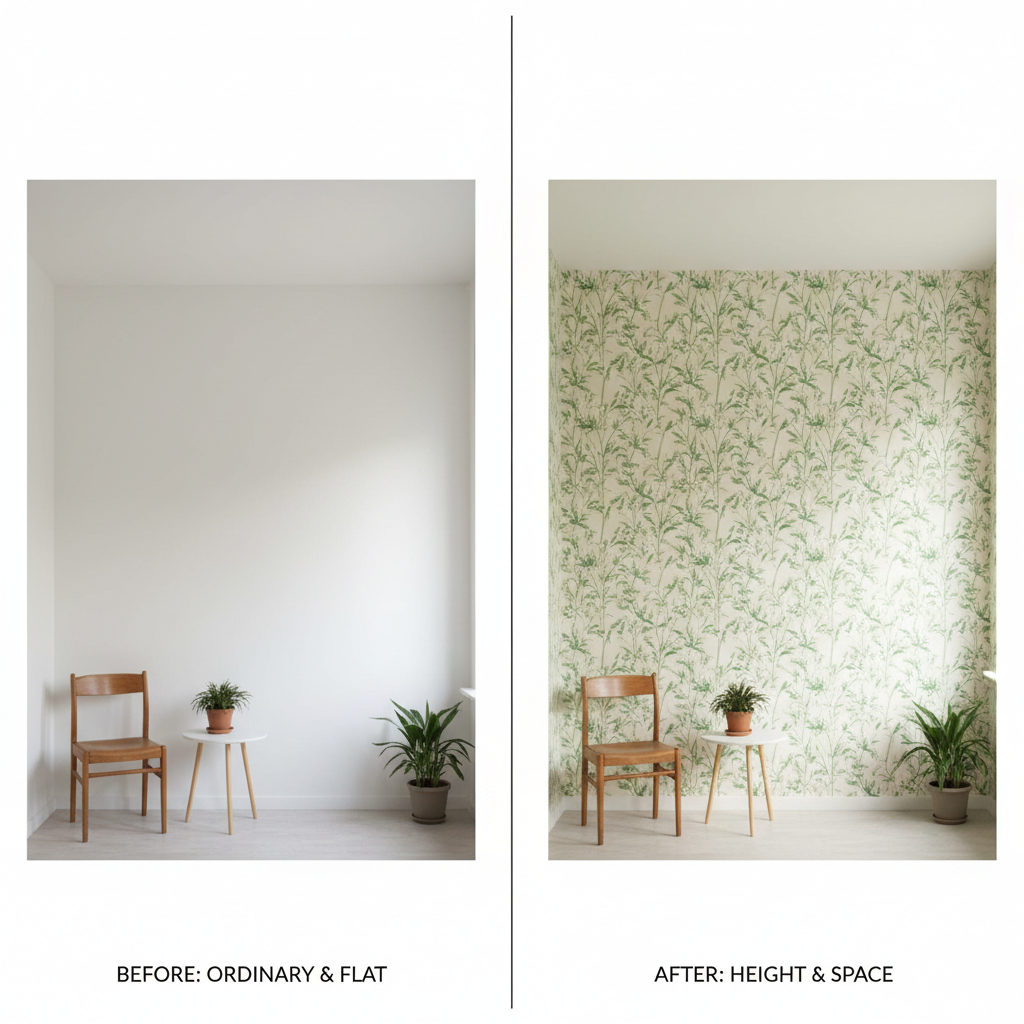 How Wallpaper Changes the Perception of Room Size