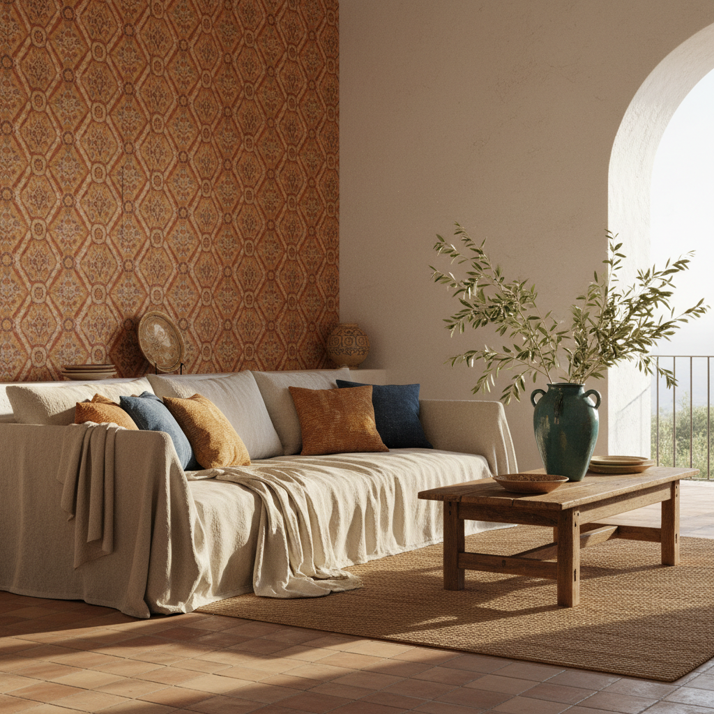 Mediterranean Wallpaper Ideas: Warm, Sun-Drenched, and Deeply Beautiful (2026)
