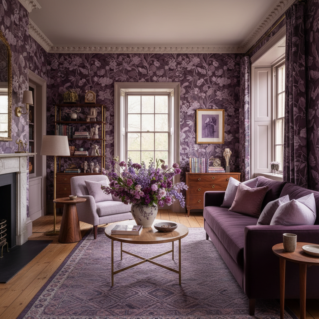 Purple Wallpaper Ideas: Regal, Creative, and Deeply Sophisticated (2026)
