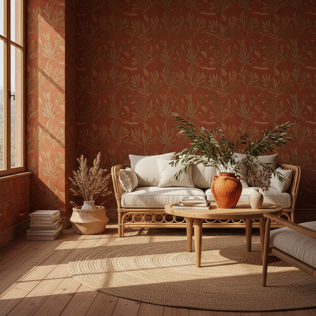 Terracotta Wallpaper Ideas: Warm, Earthy, and Deeply Inviting (2026)