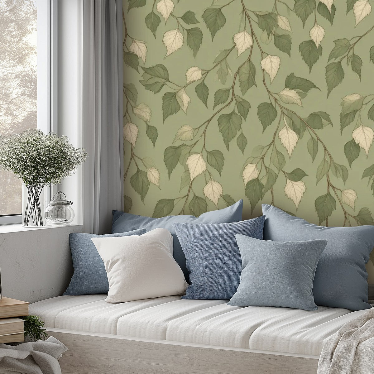 Trailing Vine Peel and Stick Wallpaper