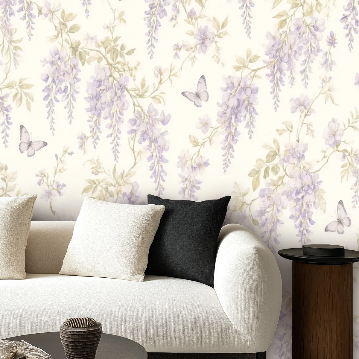 Butterfly Garden Peel and Stick Wallpaper – Whimsical Nursery & Girls Room