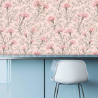 Blush Magnolia Branch Peel and Stick Wallpaper
