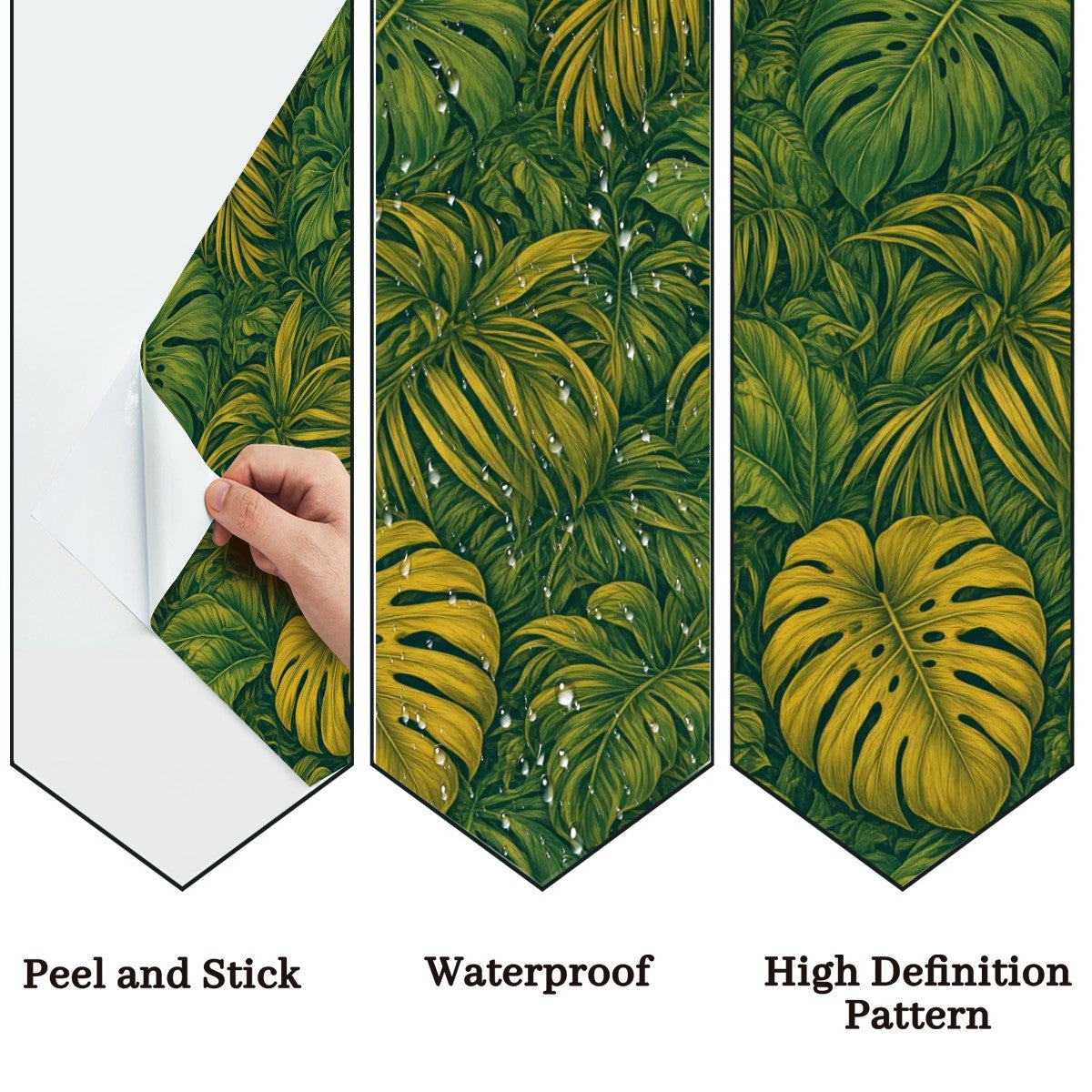 Tropical Monstera Peel and Stick Wallpaper