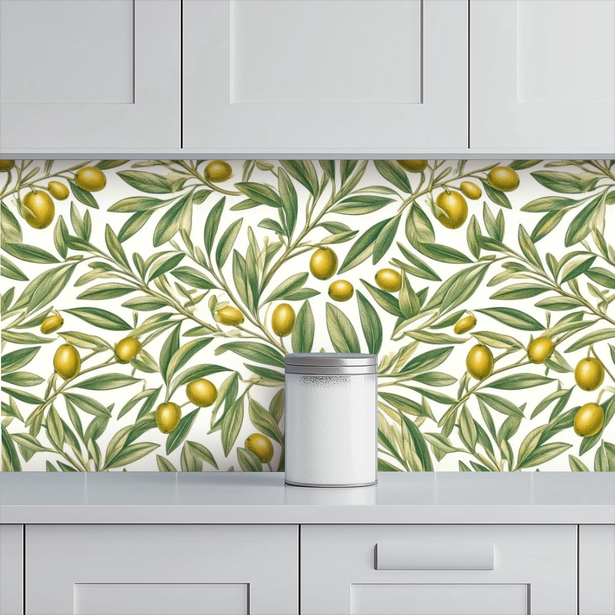 Olive Branch Peel and Stick Wallpaper