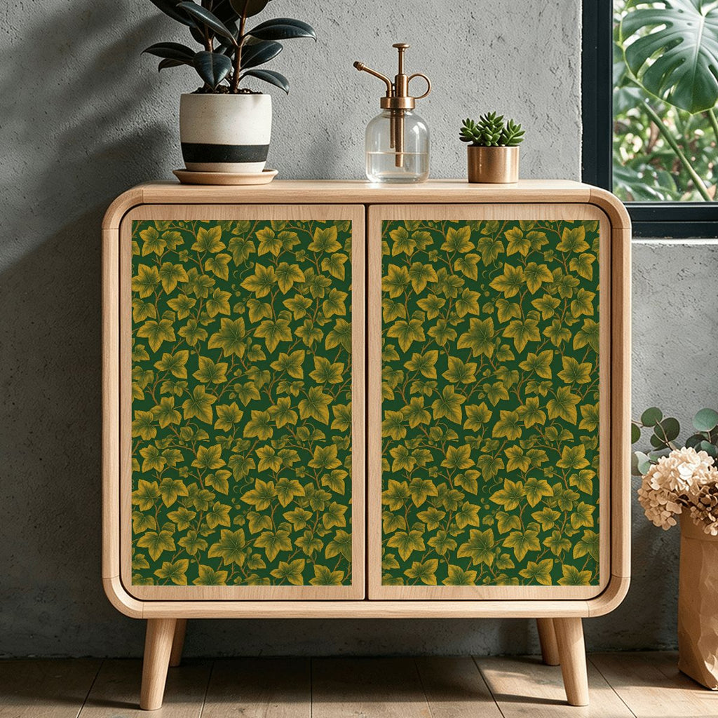 Ivy Leaf Peel and Stick Wallpaper | Green Botanical