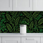 Dark Forest Botanical Peel and Stick Wallpaper