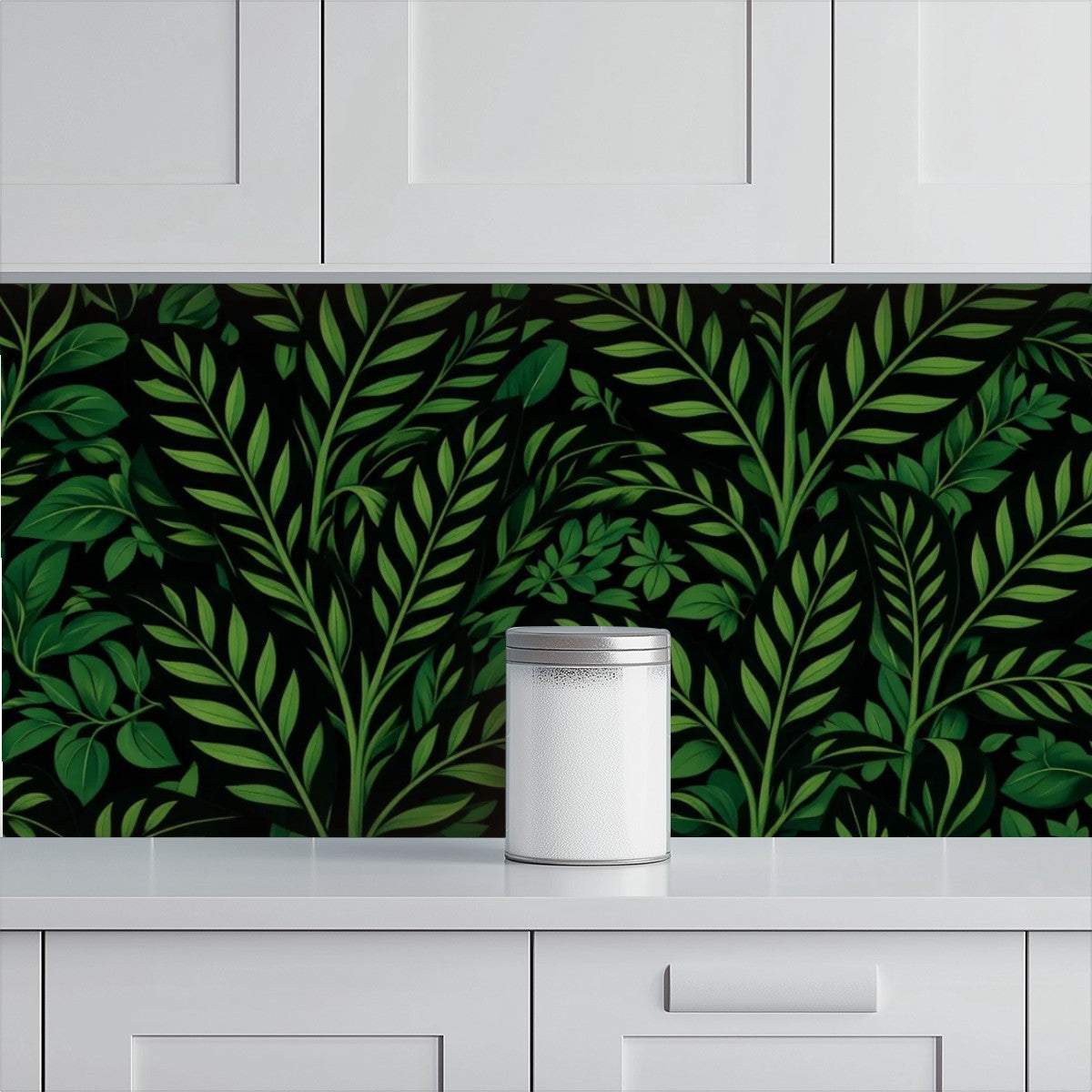 Dark Forest Botanical Peel and Stick Wallpaper