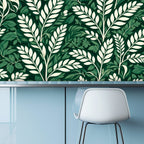 Dark Tropical Jungle Peel and Stick Wallpaper