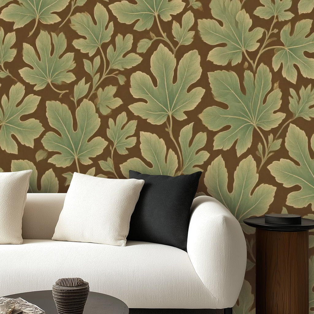 Chestnut Leaf Peel and Stick Wallpaper