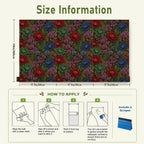 Leopard Garden Peel and Stick Wallpaper | Peony, Orchid & Monstera