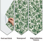 Botanical Leaf Toile Peel and Stick Wallpaper