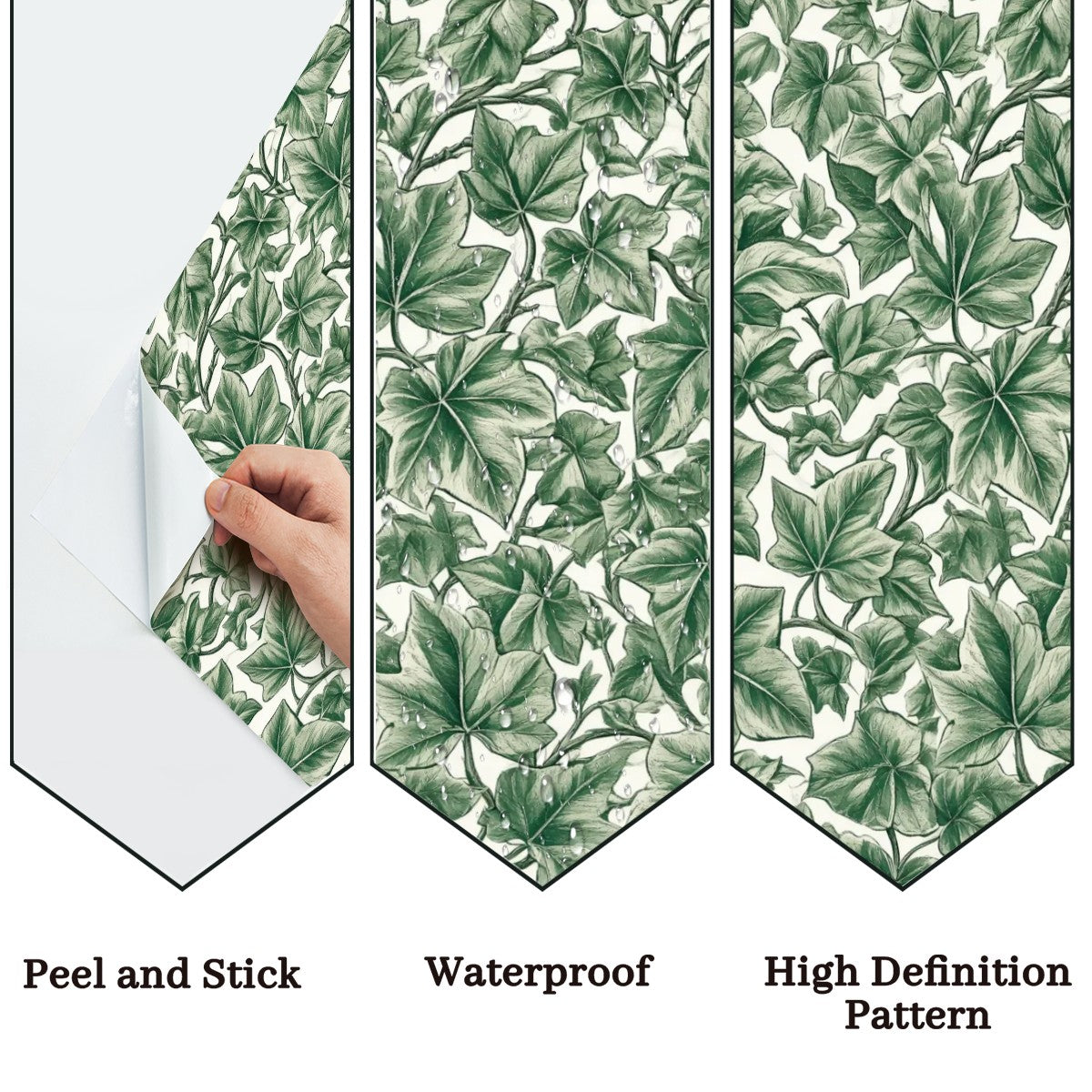 Botanical Leaf Toile Peel and Stick Wallpaper