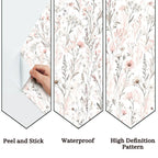 Whisper White Wildflower Peel and Stick Wallpaper