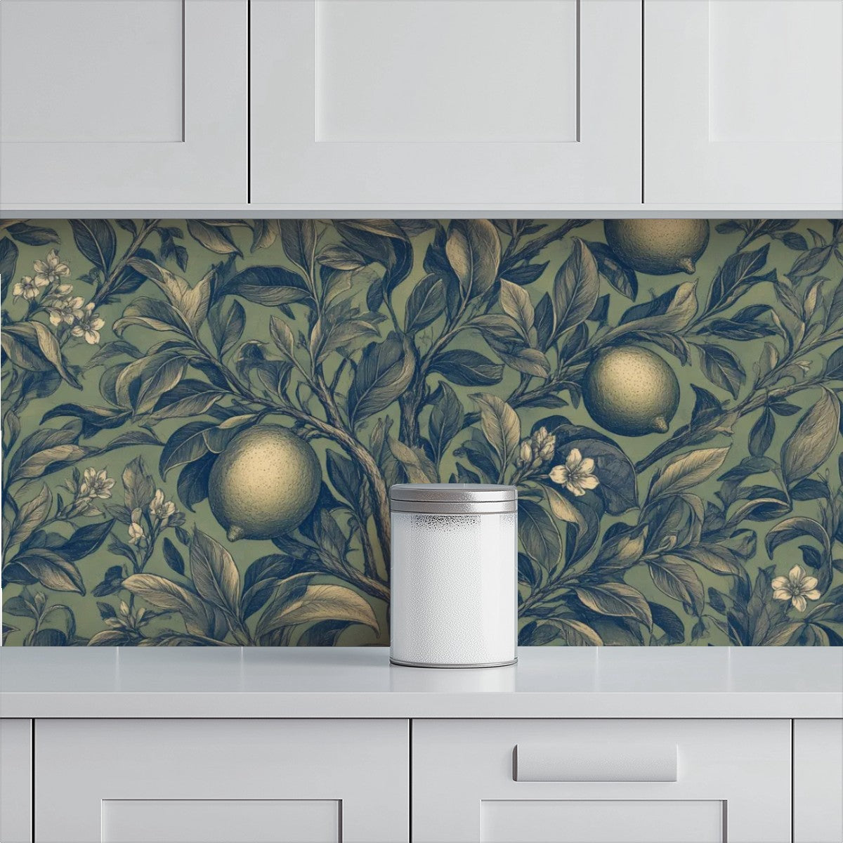 Citrus Botanical Peel and Stick Wallpaper