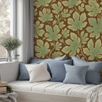 Chestnut Leaf Peel and Stick Wallpaper