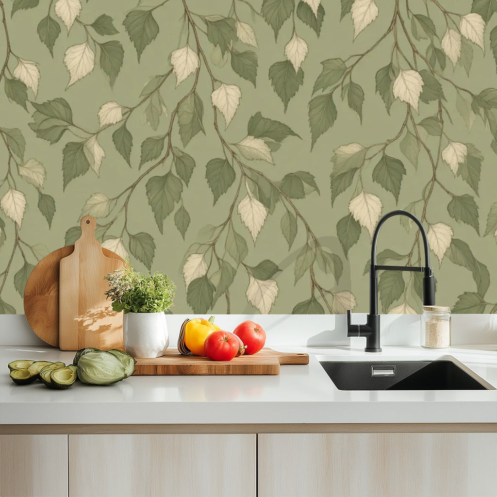 Trailing Vine Peel and Stick Wallpaper