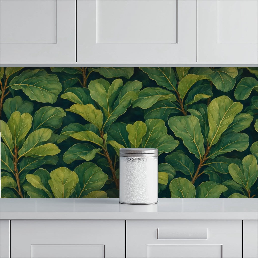 Fiddle Leaf Fig Peel and Stick Wallpaper