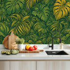 Tropical Monstera Peel and Stick Wallpaper