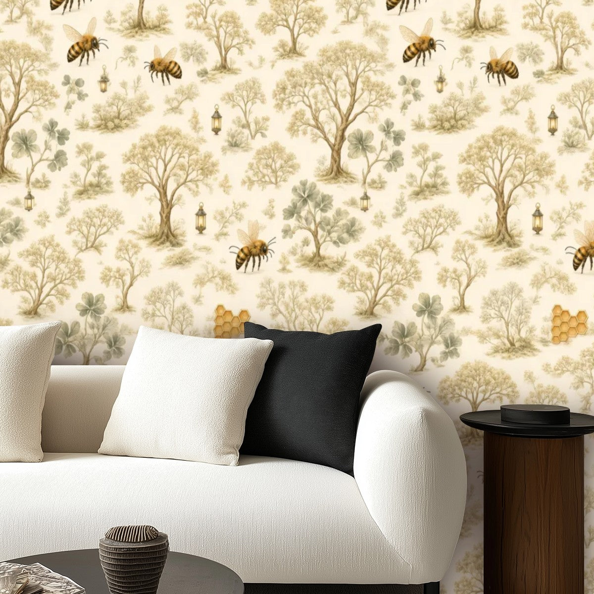 Woodland Tree Nursery Peel and Stick Wallpaper – Nature-Inspired Baby & Kids Room