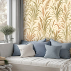 Pampas Grass Botanical Peel and Stick Wallpaper – 60"x50"