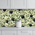 Black Olive Branch Peel and Stick Wallpaper