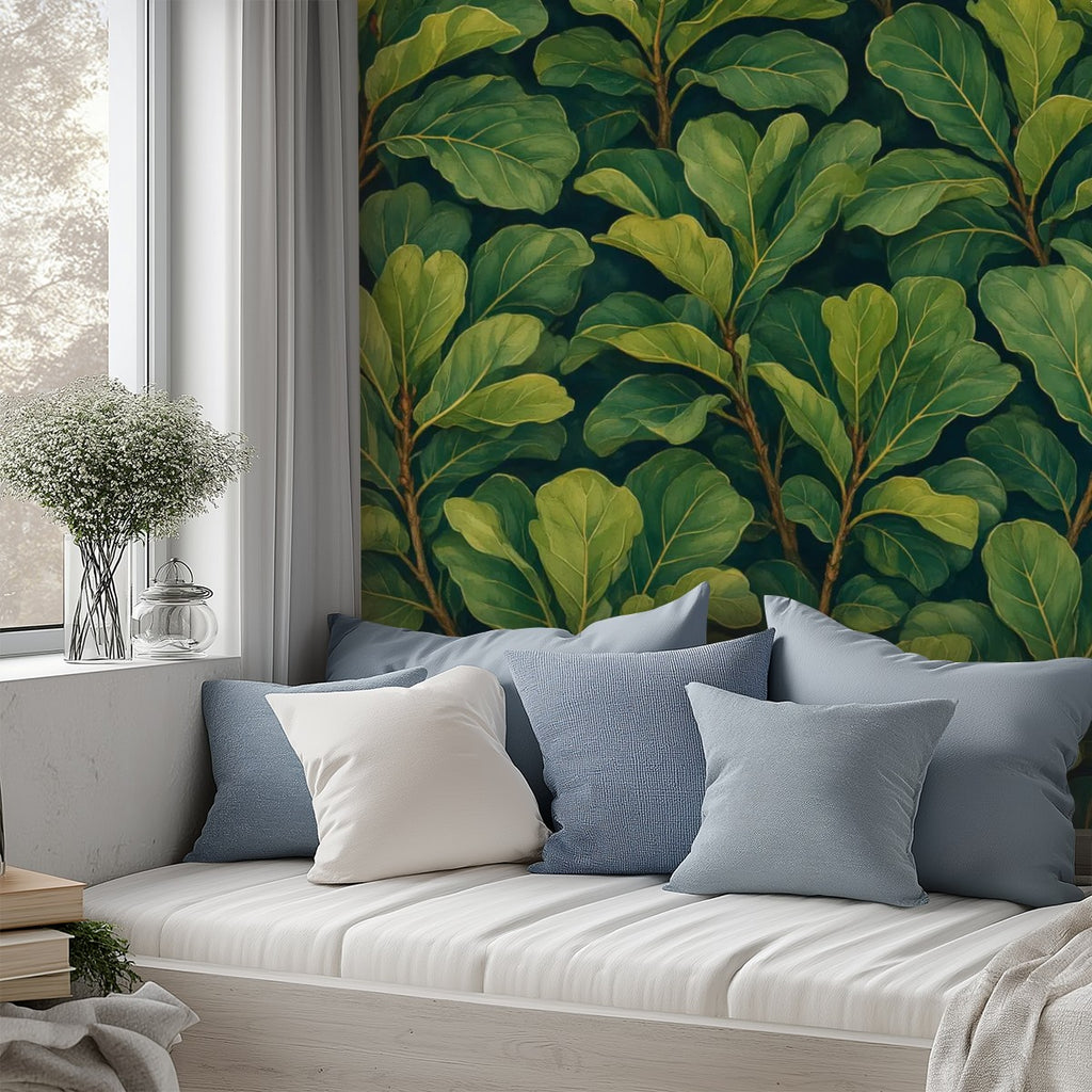 Fiddle Leaf Fig Peel and Stick Wallpaper