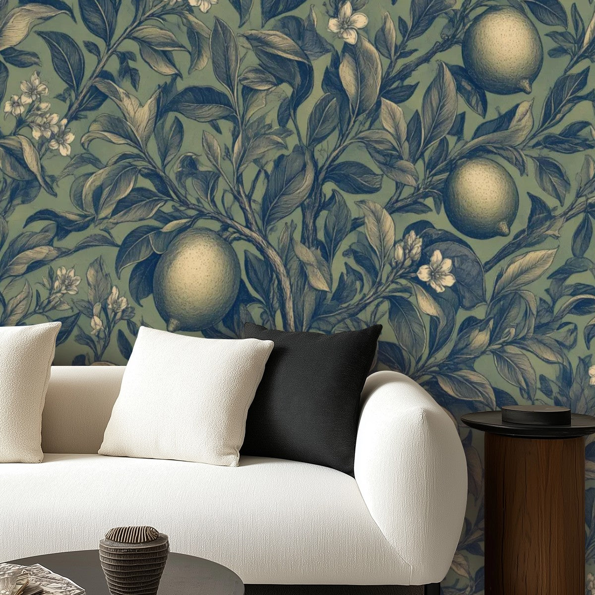 Citrus Botanical Peel and Stick Wallpaper