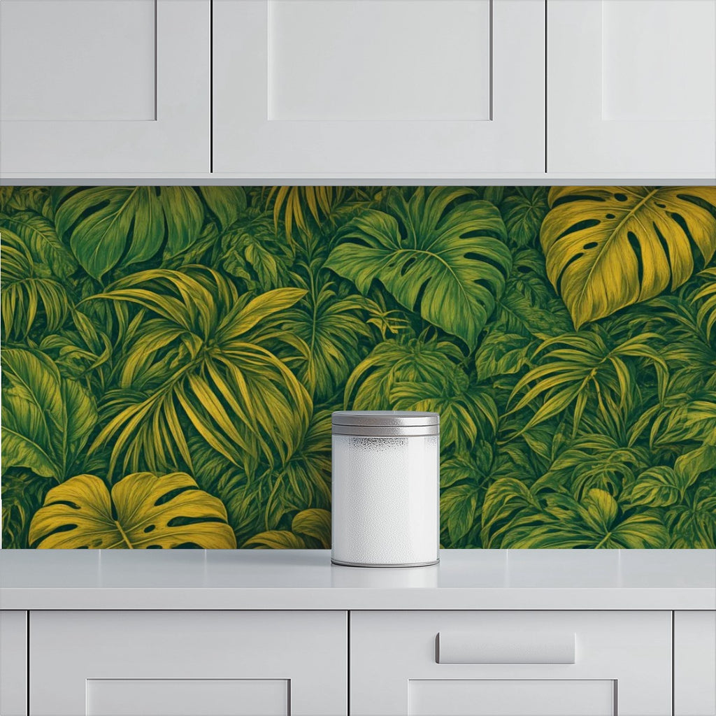 Tropical Monstera Peel and Stick Wallpaper