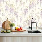 Butterfly Garden Peel and Stick Wallpaper – Whimsical Nursery & Girls Room