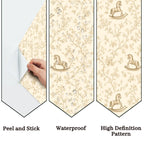Rocking Horse Nursery Peel and Stick Wallpaper – Vintage Baby & Kids Room
