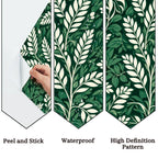 Dark Tropical Jungle Peel and Stick Wallpaper