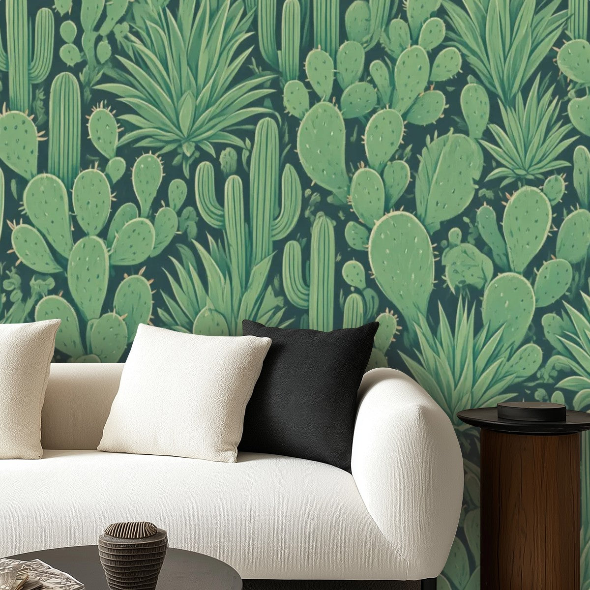 Cactus Garden Peel and Stick Wallpaper