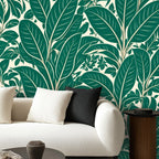 Emerald Leaf Peel and Stick Wallpaper