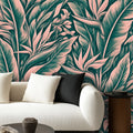 Tropical Banana Leaf Peel and Stick Wallpaper