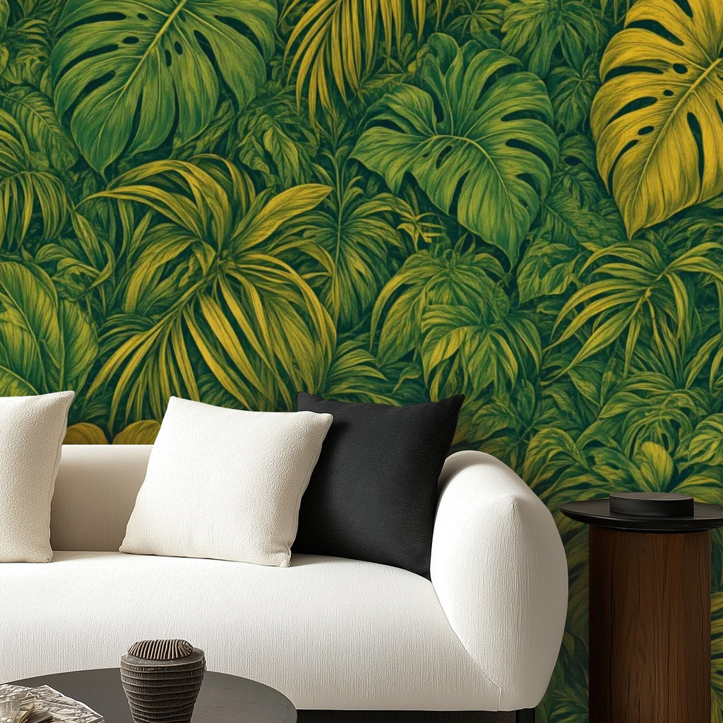 Tropical Monstera Peel and Stick Wallpaper