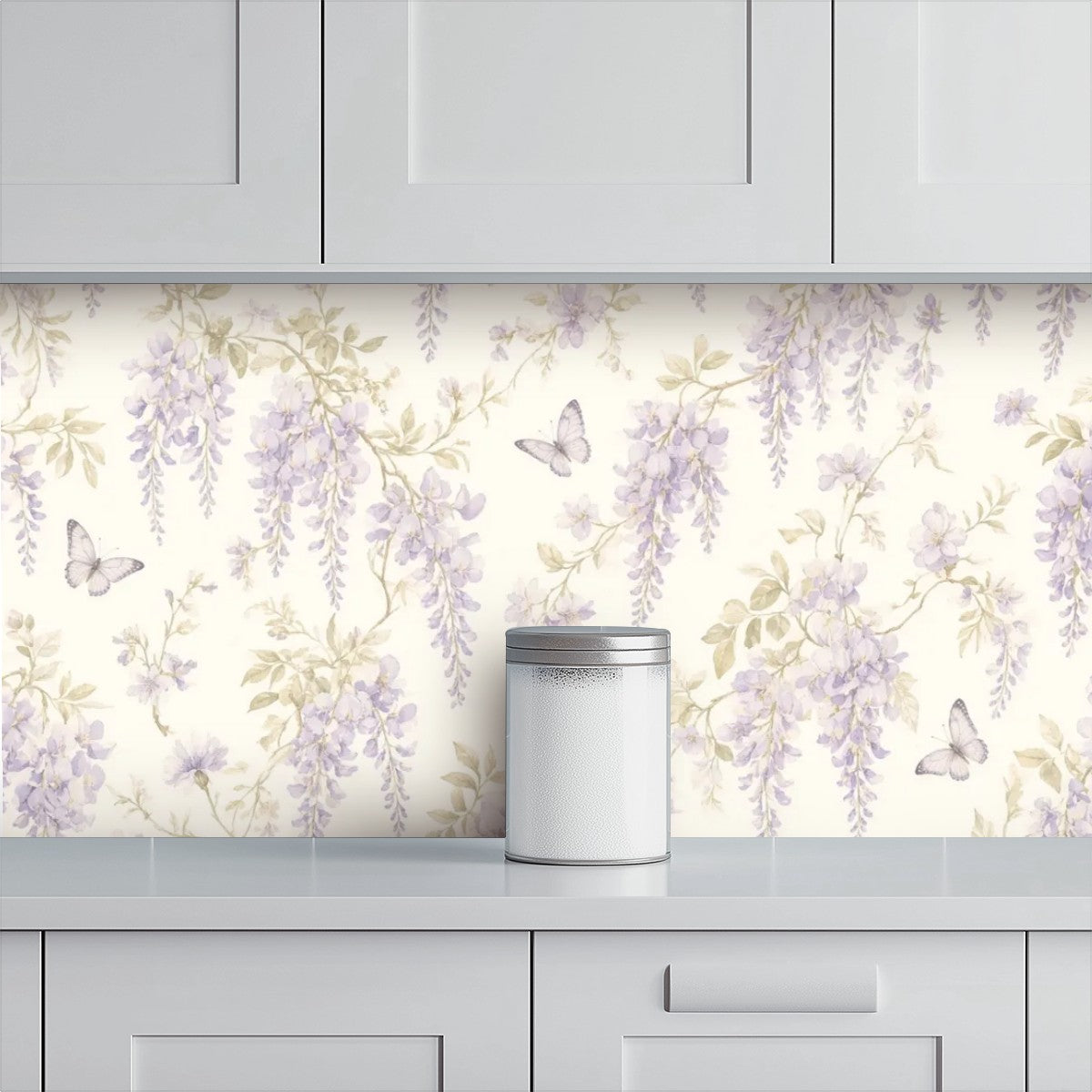 Butterfly Garden Peel and Stick Wallpaper – Whimsical Nursery & Girls Room