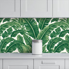 Tropical Banana Leaf Peel and Stick Wallpaper