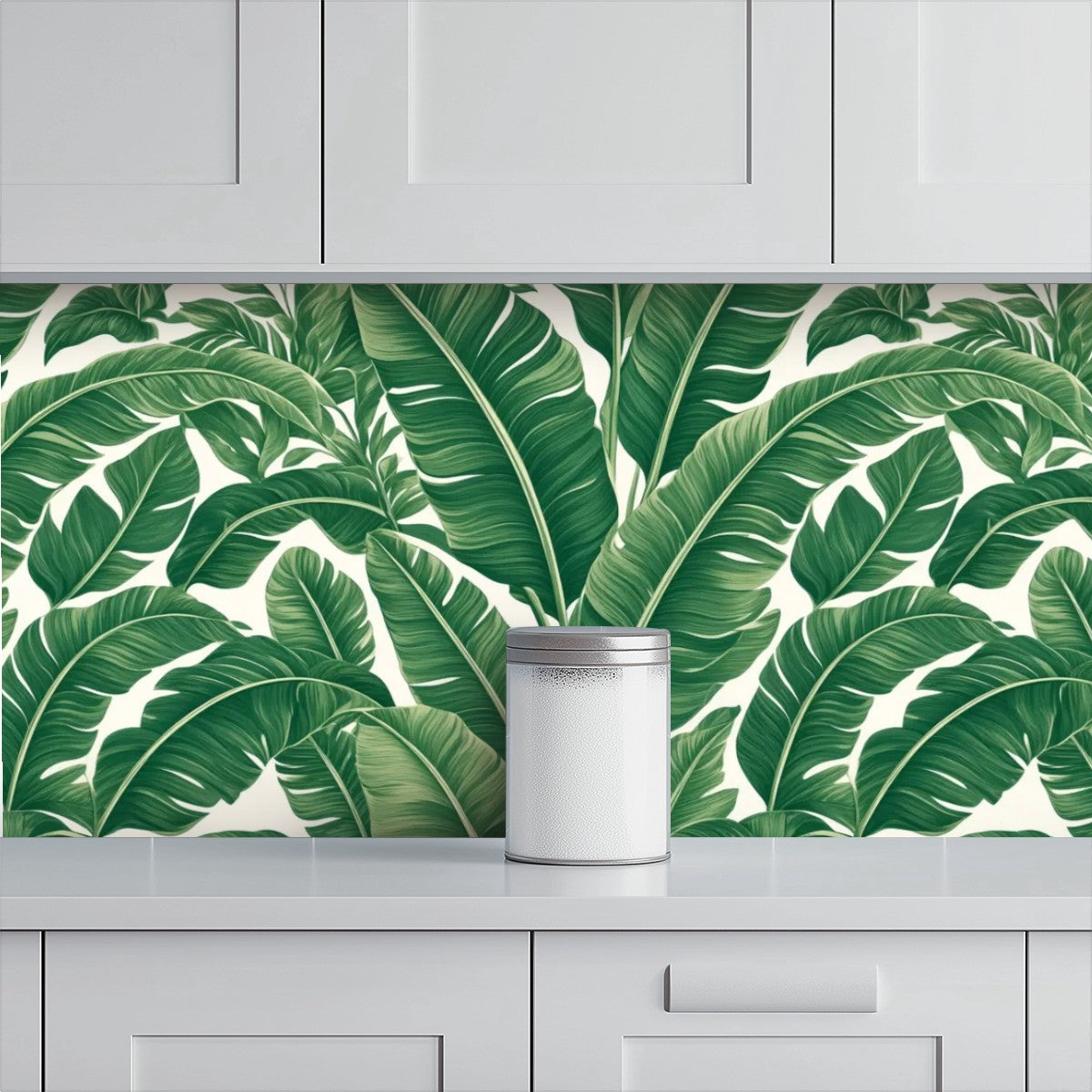 Tropical Banana Leaf Peel and Stick Wallpaper