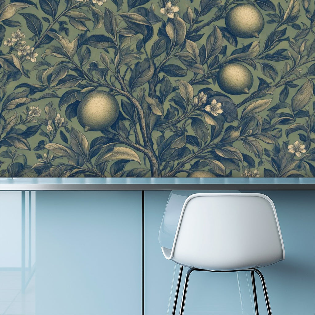 Citrus Botanical Peel and Stick Wallpaper