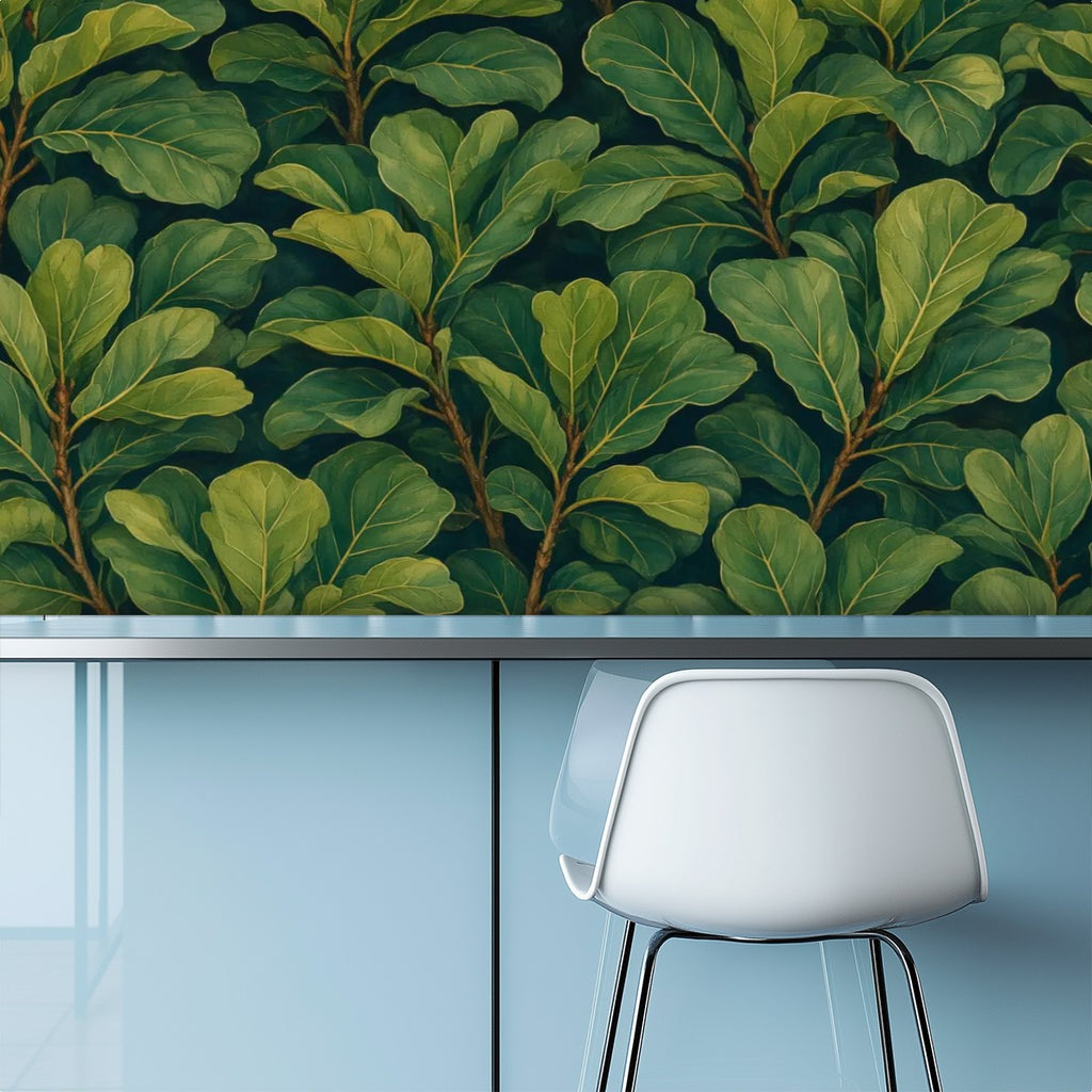 Fiddle Leaf Fig Peel and Stick Wallpaper