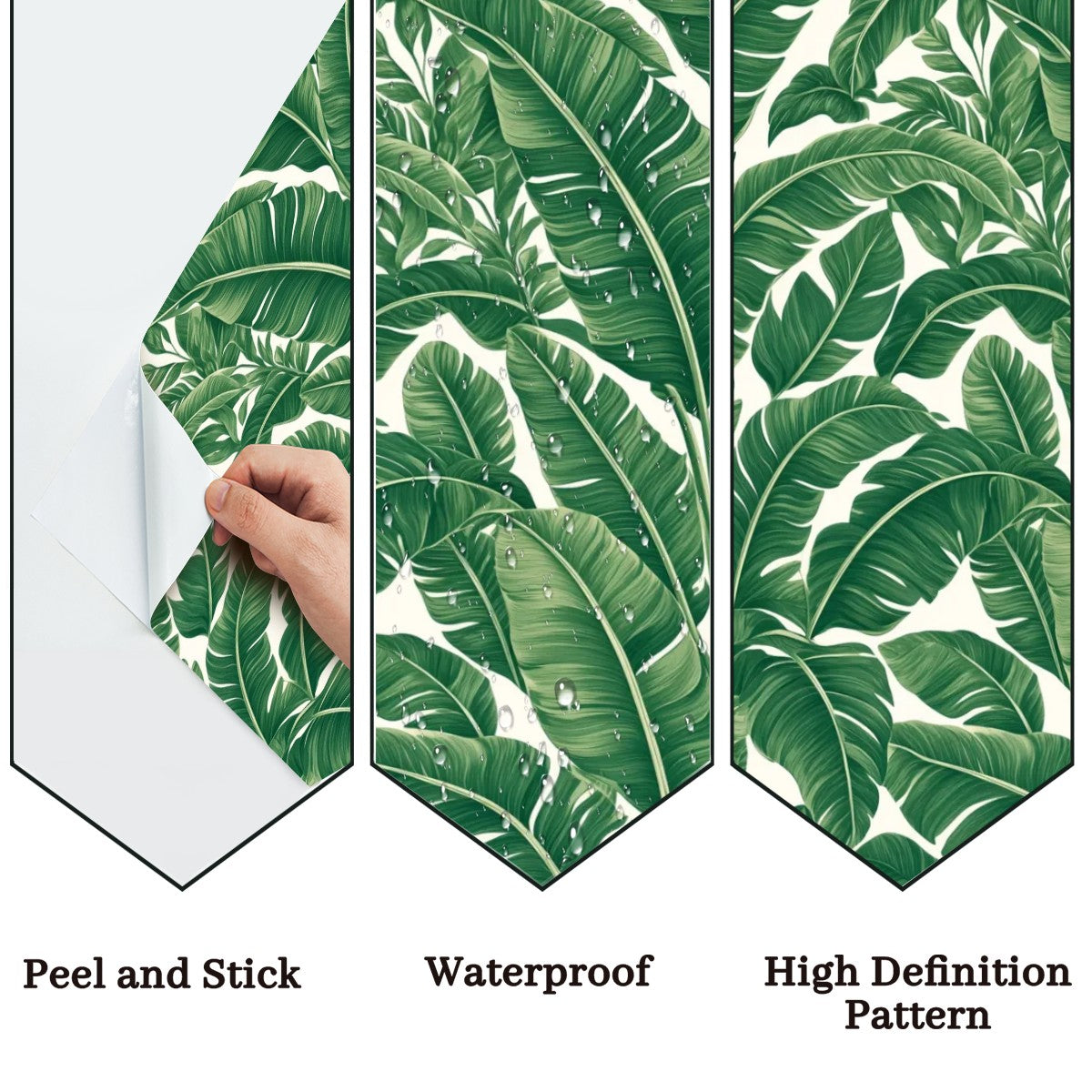 Tropical Banana Leaf Peel and Stick Wallpaper